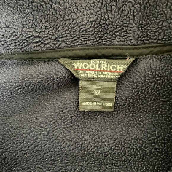 Woolrich Vest Mens Extra Large Purple Fleece Adj Waist Outdoor Hiking Workwear - Picture 3 of 11